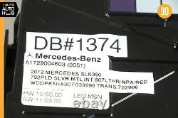 12-16 Mercedes R172 SLK350 SLK250 Overhead Dome Light Lamp Black OEM