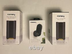 1 Outdoor/Indoor Wireless Canary Flex & Mount + 2 Canary All In Ones(unused)