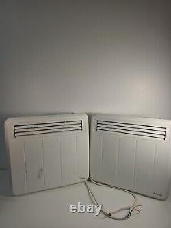 2x Dimplex PLX050E Wall Mounted Electric Panel Heater with Timer 500 Watt