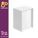 400mm White Gloss Wall Mounted Storage Cube Bathroom Cupboard 40cm Square Unit