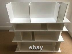 4 x BoConcept Como Wall System Bookcase Wall Mounted in White Lacquer