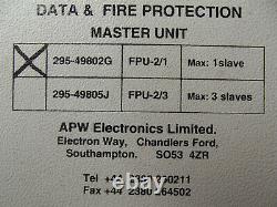 APW Fire Protection Unit FPU, FM-200 800 grams suppression, 2U rack mount NO GAS