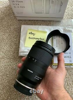 BOXED Tamron 28-75mm Di III f/2.8 Sony E Mount Lens- Pristine Cond- Hardly Used