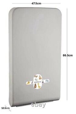 Bambino Baby Changer Unit Vertical Commercial Wall Mounted Changing Nappy Table