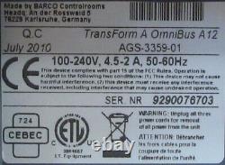 Barco TransForm Omnibus A12 Video Wall Controller Unit 3x PSU Rack Mount