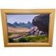 Beautiful Oil Painting Scottish Ben Arthur Mountain Cobbler Arrochar Loch Long