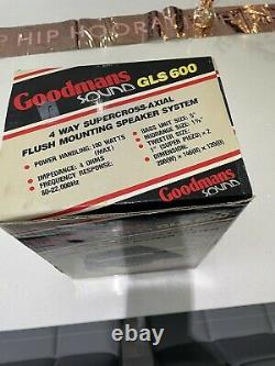 Boxed Unused Goodmans Sound Gls 600 Retro Car Speakers Very Rare