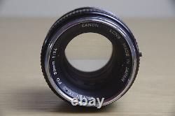 Canon Chrome Nose 50mm f/1.4 FD Mount Standard Prime Lens