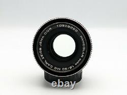 Carl Zeiss Jena DDR Pancolar Auto MC 50mm F1.8 M42 Mount Manual Camera Lens
