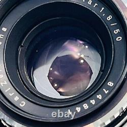 Carl Zeiss Jena Pancolar 50mm F1.8 Zebra Exakta Mount EXA Full Frame Prime Lens