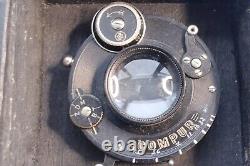 Carl Zeiss Jena Tessar 14.5 f-12cm Lens Mounted onto Compur Shutter Assembly