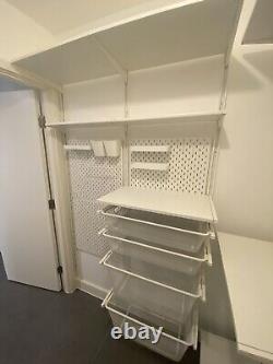 Complete Ikea Algot Modular Shelving System. (Discontinued, £500+ worth new!)