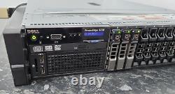 Dell PowerEdge R730 2U Server 2 Xeon E5 2630 V3 2.4GHz 64GB DDR4 7 900GB SASx3