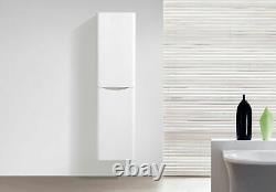 Eaton Gloss White Bathroom Cabinet Tall Storage Unit Right Hand Cupboard 150cm