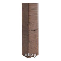 Eaton Redwood Bathroom Cabinet Tall Storage Unit Right Hand Wall Hung 150cm