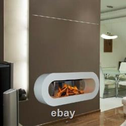 Evonic Nimbus Modern Electric wall mounted fire with e-touch control Unit