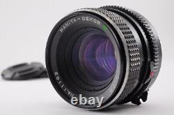 Exc+5 Mamiya Sekor C 80mm f/2.8 + Cap For M645 1000S Super Pro TL From Japan