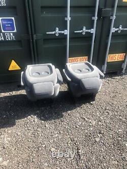 Fold Flat Twin Arm Captain Seats Mounted On Mk1 Movano/master Bases