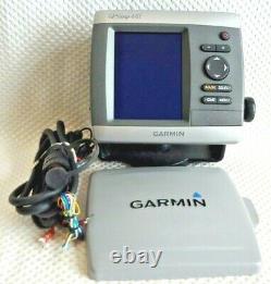 GARMIN GPSMAP 441 CHART PLOTTER GPS MARINE NAVIGATION UNIT w POWER COVER MOUNT
