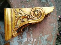 Gold Gilt Colour French Style Wall Mounted Shelve Ornate Detailed Display