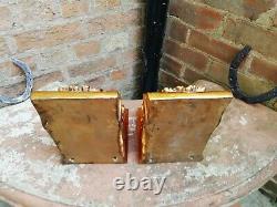 Gold Gilt Colour French Style Wall Mounted Shelves Ornate Detailed Display