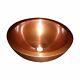 Hammered Copper Sit On Basin Bowl Sink Complete With Copper Wall Mounted Tap