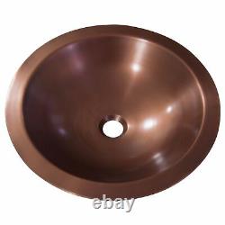 Hammered Copper Sit On Basin Bowl Sink complete with Copper Wall Mounted Tap