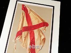 Indian Mutiny Flag Used in Siege of Delhi East India Company Antique Print 1896