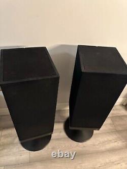 KEF Concord III HiFi Home Audio 2.5-Way Stand-mount Speakers (Pair) with Stands