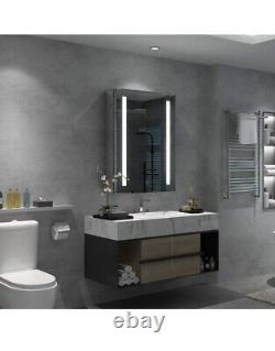 LED Bathroom Mirror Cabinet With Demister Worth £220 New