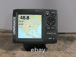 Lowrance Elite 5 DSI Sonar GPS Fish Finder 5 Display Head Unit with Mount