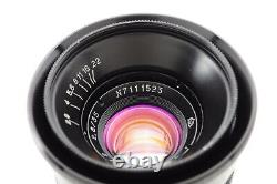 MINT Jupiter-12 35mm f/2.8 Black Leica L39 LTM Wide Angle Lens with Caps JAPAN