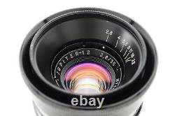 MINT Jupiter-12 35mm f/2.8 Black Leica L39 LTM Wide Angle Lens with Caps JAPAN