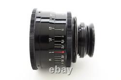 MINT Jupiter-12 35mm f/2.8 Black Leica L39 LTM Wide Angle Lens with Caps JAPAN