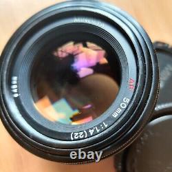 Minolta AF 50mm F1.4 Lens Sony A Mount Auto focus lens in Excellent condition-B