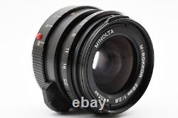 Minolta M-Rokkor 28mm f/2.8 Lens For CL CLE m mount READ #266A