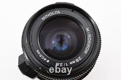 Minolta M-Rokkor 28mm f/2.8 Lens For CL CLE m mount READ #266A