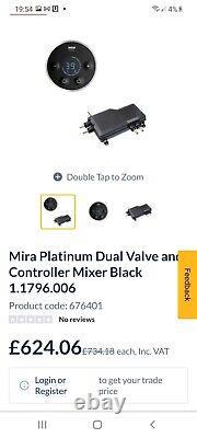 Mira Platinum Dual Digital Mixer Shower Valve & Controller