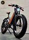 Mountain Electric Bike 26 750w 48v 20ah Full Suspension Fat Tire E Bike Mtb Uk