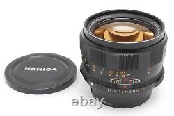 NEAR MINT? Konica HEXANON AR 57mm f/1.2 MF Prime Lens AR Mount from JAPAN H79