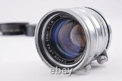 NEAR MINT with Hood Canon Serenar 50mm f/1.8 Lens L39 Leica Screw Mount From JPN