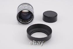 NEAR MINT with Hood Canon Serenar 50mm f/1.8 Lens L39 Leica Screw Mount From JPN