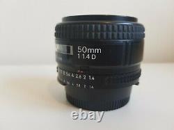 Nikon AF 50mm f/1.4D lens for Nikon F mount