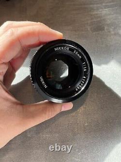 Nikon F3 Black 35mm Film SLR Camera Body With Nikkor 50mm F1.4 AI F-Mount
