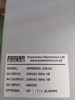 Powersolve UPS power supply unit, rack mounted