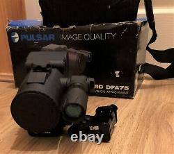 Pulsar DFA75 front mounted night vision unit with accessories