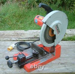 RIDGID 590L Professional Metal Dry Cut Saw / Bench Mounted Chop Saw 355mm 2200W