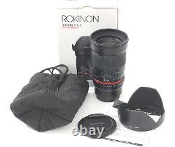 ROKINON 35mm F1.4 Full Frame Lens With Micro Four-Thirds Mount (9170BL)