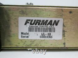 Rack Mount FURMAN LC-6 Stereo Compressor / Gate 2-Ch FX Effects Unit LC-6B