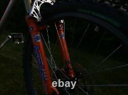 Retro Custom Orange E3 Mountain Bike Build 1994 + Bomber Z1 Forks